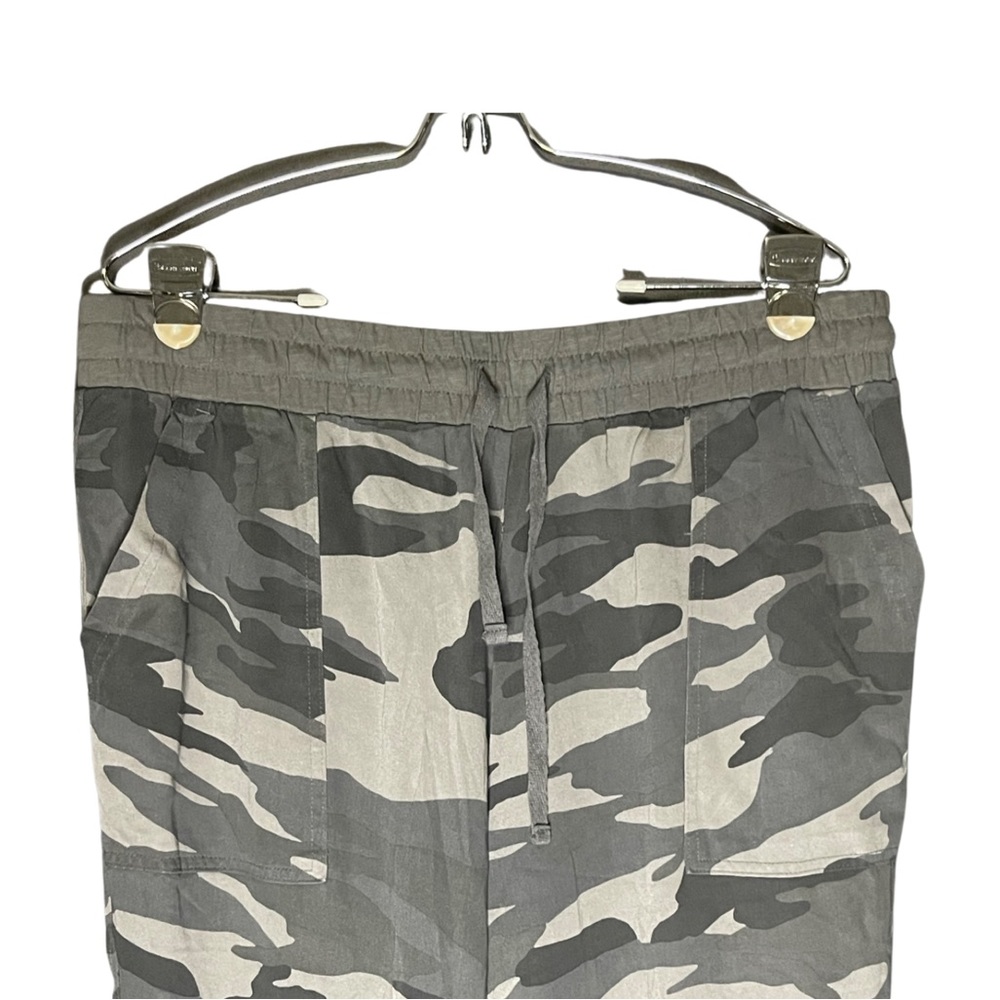 Splendid jogger pants size XL Camo green print comfort soft rayon - Picture 3 of 8